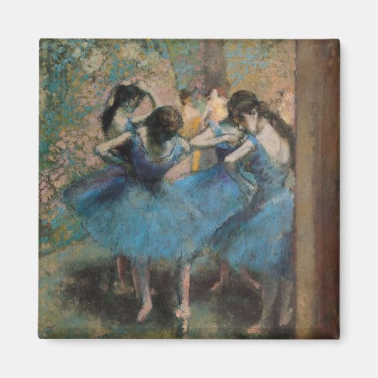 Edgar Degas | Tänzer in blau, 1890 Magnet (Vorne)