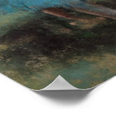 Edgar Degas | Tänzer in blau, 1890 Poster (Ecke)