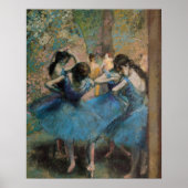 Edgar Degas | Tänzer in blau, 1890 Poster (Vorne)