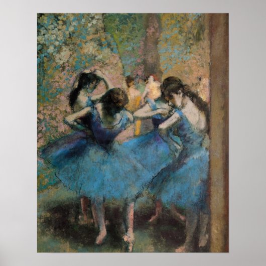 Edgar Degas | Tänzer in blau, 1890 Poster (Vorne)