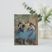 Edgar Degas | Tänzer in blau, 1890 Postkarte (Stehend Vorderseite)