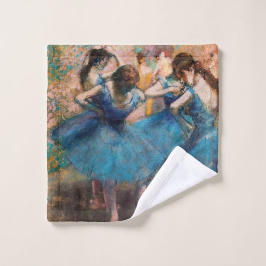 Edgar Degas - Tänzer in Blau Badhandtuch Set (Waschlappen)