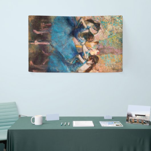 Edgar Degas - Tänzer in Blau Banner (Messeveranstaltung)