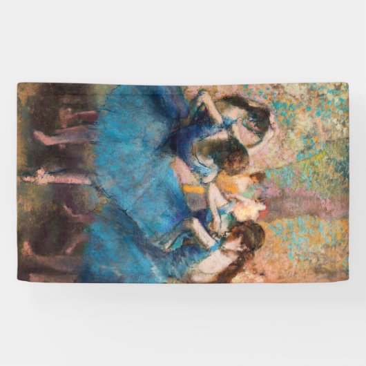 Edgar Degas - Tänzer in Blau Banner (Horizontal)