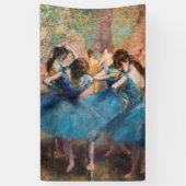Edgar Degas - Tänzer in Blau Banner (Vertikal)