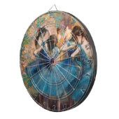 Edgar Degas - Tänzer in Blau Dartscheibe (Vorderseite rechts)