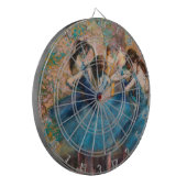 Edgar Degas - Tänzer in Blau Dartscheibe (Vorderseite Links)