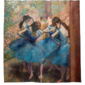 Edgar Degas - Tänzer in Blau Duschvorhang (Vorderseite)