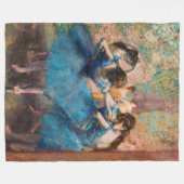 Edgar Degas - Tänzer in Blau Fleecedecke (Vorderseite (Horizontal))