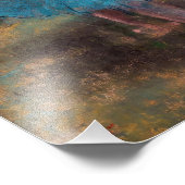 Edgar Degas - Tänzer in Blau Fotodruck (Ecke)