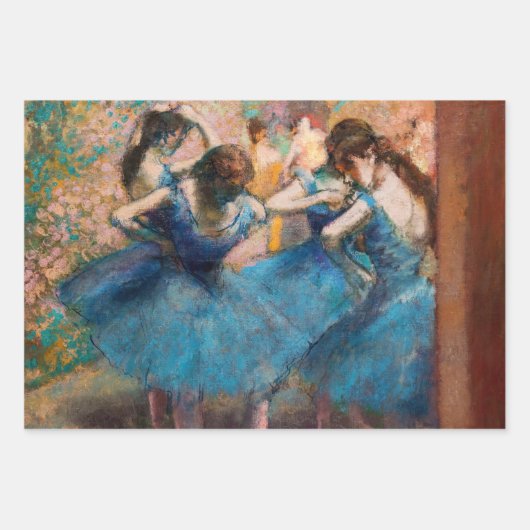 Edgar Degas - Tänzer in Blau Geschenkpapier Set (Vorderseite)