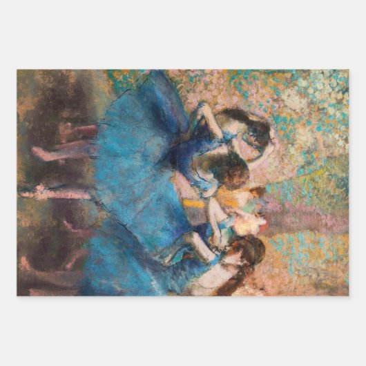Edgar Degas - Tänzer in Blau Geschenkpapier Set (Vorderseite 2)