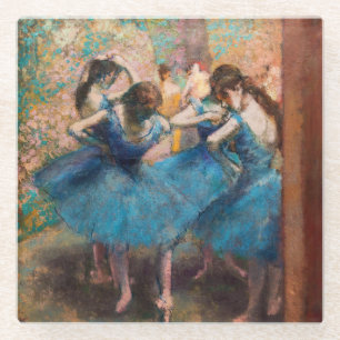 Edgar Degas - Tänzer in Blau Glasuntersetzer