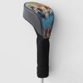 Edgar Degas - Tänzer in Blau Golf Headcover (angewinkelt)