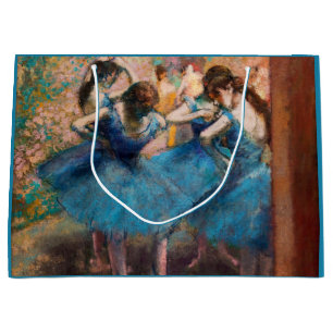 Edgar Degas - Tänzer in Blau Große Geschenktüte