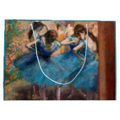 Edgar Degas - Tänzer in Blau Große Geschenktüte (Rückseite)
