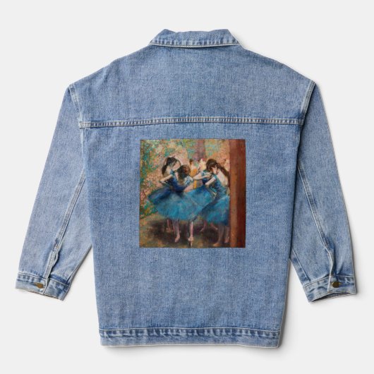 Edgar Degas - Tänzer in Blau Jeansjacke (Rückseite)
