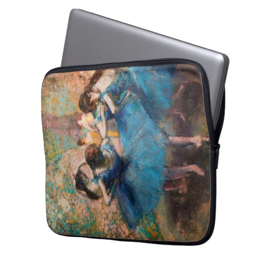 Edgar Degas - Tänzer in Blau Laptopschutzhülle (Vorderseite Links)