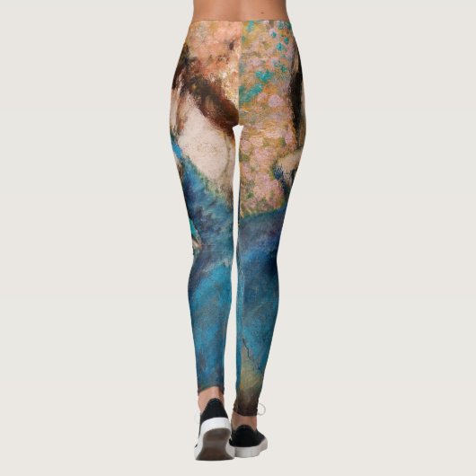 Edgar Degas - Tänzer in Blau Leggings (Rückseite)