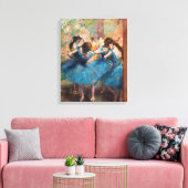Edgar Degas - Tänzer in Blau Leinwanddruck (Insitu (Wohnzimmer))