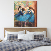 Edgar Degas - Tänzer in Blau Leinwanddruck (Insitu (Schlafzimmer))