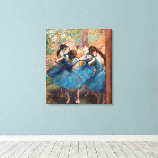 Edgar Degas - Tänzer in Blau Leinwanddruck (Insitu (Holzboden))