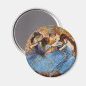 Edgar Degas - Tänzer in Blau Magnet (Vorderseite/Rückseite)
