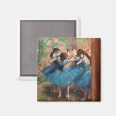 Edgar Degas - Tänzer in Blau Magnet (Vorderseite/Rückseite)