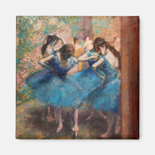 Edgar Degas - Tänzer in Blau Magnet (Vorne)