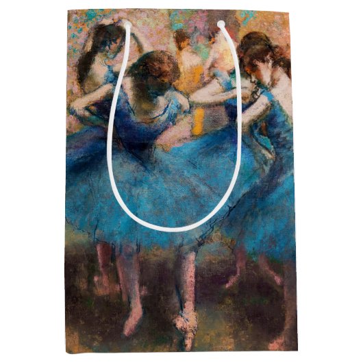 Edgar Degas - Tänzer in Blau Mittlere Geschenktüte (Vorderseite)