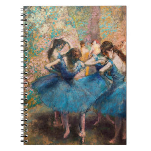 Edgar Degas - Tänzer in Blau Notizblock