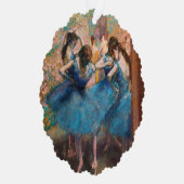 Edgar Degas - Tänzer in Blau Ornament Karte (Rechts)