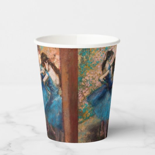 Edgar Degas - Tänzer in Blau Pappbecher (Links)