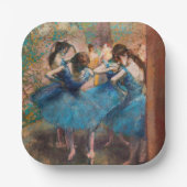 Edgar Degas - Tänzer in Blau Pappteller (Vorderseite)