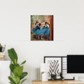 Edgar Degas - Tänzer in Blau Poster (Heimbüro)
