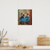 Edgar Degas - Tänzer in Blau Poster (Küche)