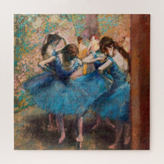 Edgar Degas - Tänzer in Blau Puzzle (Horizontal)