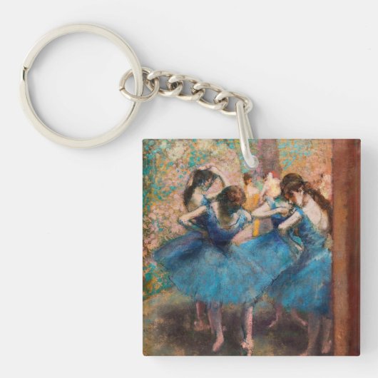 Edgar Degas - Tänzer in Blau Schlüsselanhänger (Vorderseite)
