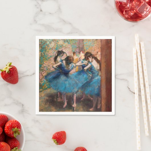 Edgar Degas - Tänzer in Blau Serviette (Beispiel)