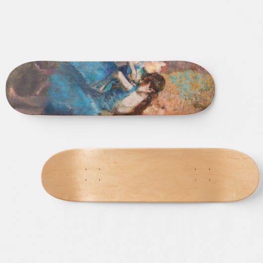 Edgar Degas - Tänzer in Blau Skateboard (Horizontal)