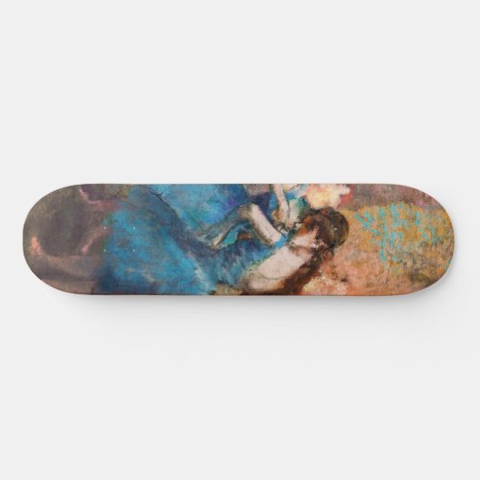 Edgar Degas - Tänzer in Blau Skateboard (Horizontal)