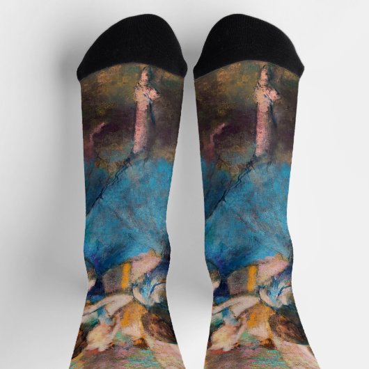 Edgar Degas - Tänzer in Blau Socken (Oben)