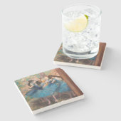 Edgar Degas - Tänzer in Blau Steinuntersetzer (Seitenansicht)