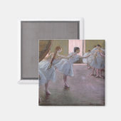 Edgar Degas | Tänzer in der Probe, 1875-1877 Magnet (Vorderseite/Rückseite)