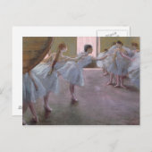 Edgar Degas | Tänzer in der Probe, 1875-1877 Postkarte (Vorne/Hinten)