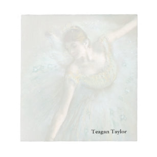 Edgar Degas   Tänzer in Grün Notizblock