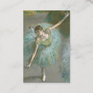 Edgar Degas| Tänzer in Grün Visitenkarte