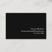 Edgar Degas| Tänzer in Grün Visitenkarte (Rückseite)