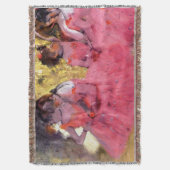 Edgar Degas - Tänzer in Rosa - Balletttanz Lover Decke (Vorderseite Vertikal)