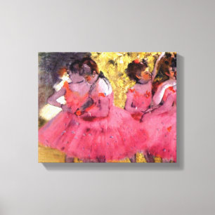 Edgar Degas - Tänzer in Rosa - Balletttanz Lover Leinwanddruck